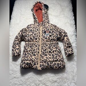 Kids Leopard Print Jacket with Hood